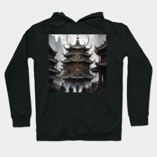 Ancient Chinese tower architecture Hoodie